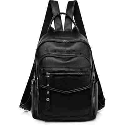 ROXXANI γυναικεία τσάντα πλάτης LBAG-0023, μαύρη
