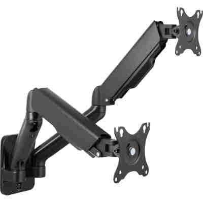 BRATECK επιτοίχια βάση για 2x οθόνες LDA32-114, 17-32", έως 9kg