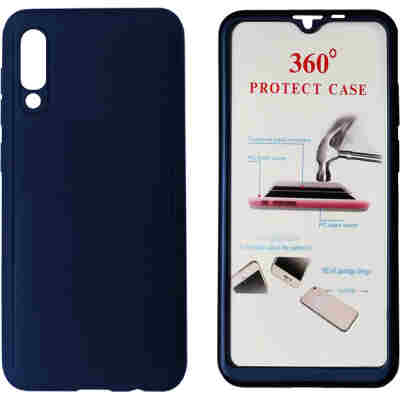 POWERTECH Θήκη Body 360° με Tempered Glass για Xiaomi Mi 9, μπλε