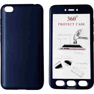 POWERTECH Θήκη Body 360° με Tempered Glass για Xiaomi Redmi Go, μπλε
