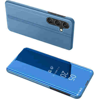 POWERTECH θήκη Clear view MOB-1862 για Samsung Galaxy A24, μπλε