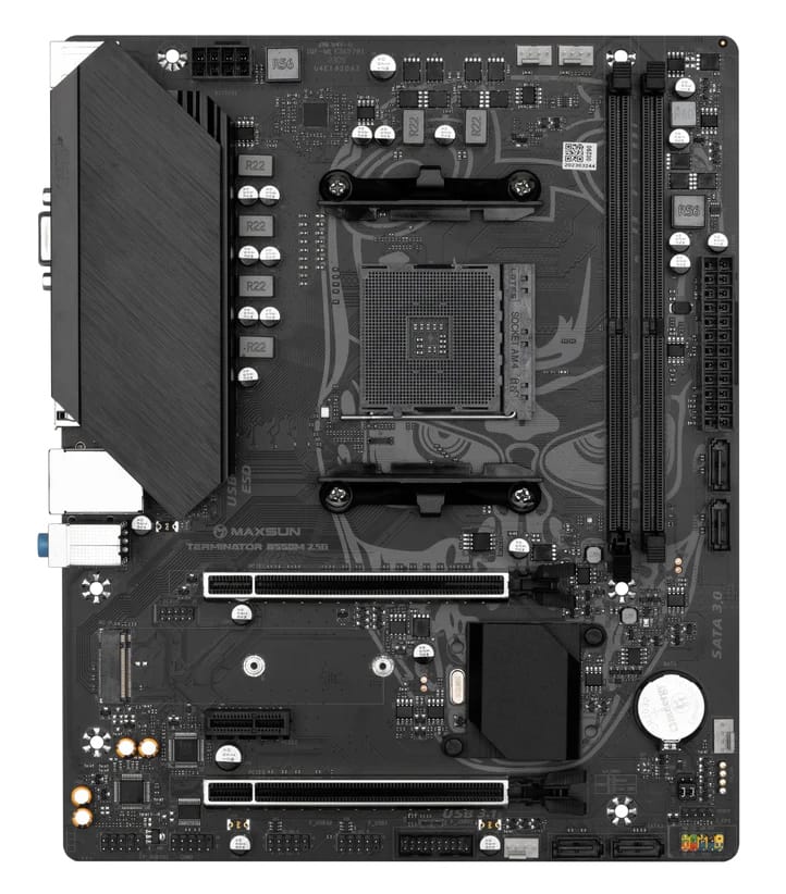 MAXSUN μητρική Terminator B550M 2.5G, 2x DDR4, AM4, USB 3.2, 2.5G LAN, M-ATX - Image 3
