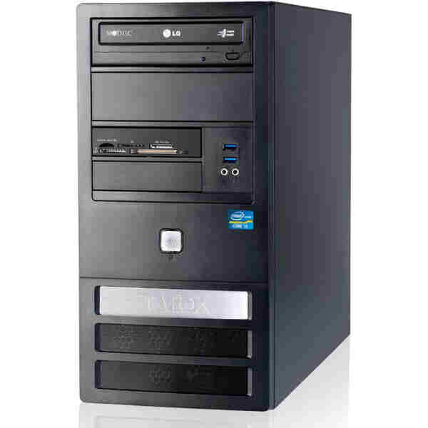 TAROX PC MT, Refurbished Grade A Repainted, E5700, 2GB, 320GB HDD, DVD, FreeDOS