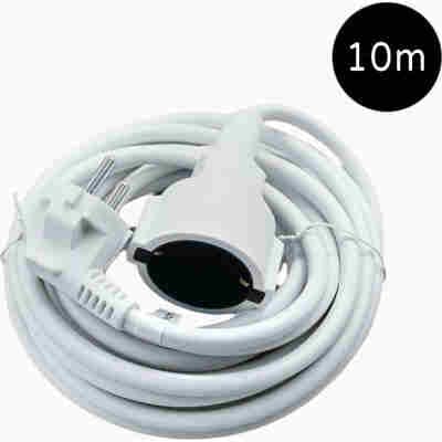 LAMTECH EXTENSION CORD WITH CHILDREN PROTECTION 10M WHITE