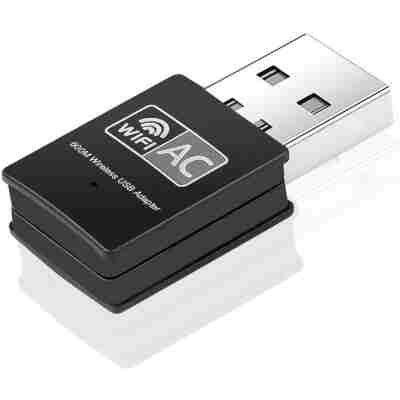 POWERTECH ασύρματος USB αντάπτορας δικτύου PT-1041, 600Mbps, 2.4/5GHz