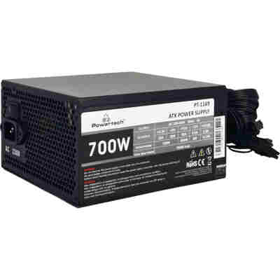 POWERTECH τροφοδοτικό για PC PT-1169, 700W, ATX, 140mm Fan