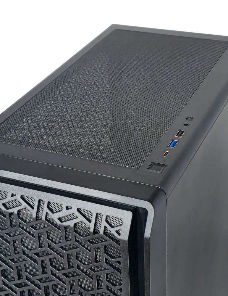 POWERTECH Gaming PC Case PT-1309, tempered glass, 4x ARGB fan, ATX, 340x200x436mm, μαύρο - Image 4