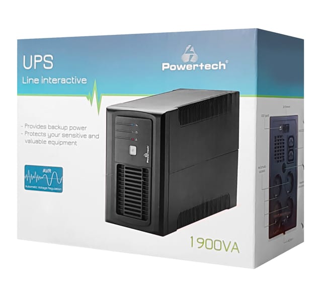 POWERTECH UPS Line Interactive PT-1900LIU, 1900VA, 1140W - Image 3
