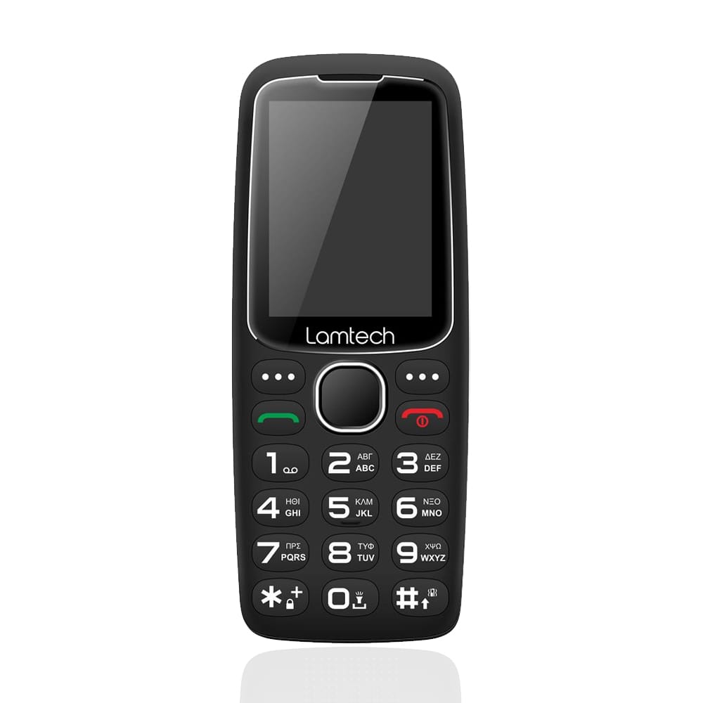 LAMTECH MOBILE PHONE 2.4' GR DUAL SIM TINY L II WITH DOCK BLACK - Image 3