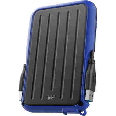 SILICON POWER εξωτερικός HDD Armor A66, 2TB, USB 3.2, μπλε