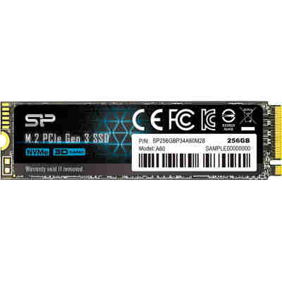 SILICON POWER SSD PCIe Gen3x4 P34A60 M.2 2280, 256GB, 2.200-1.600MB/s