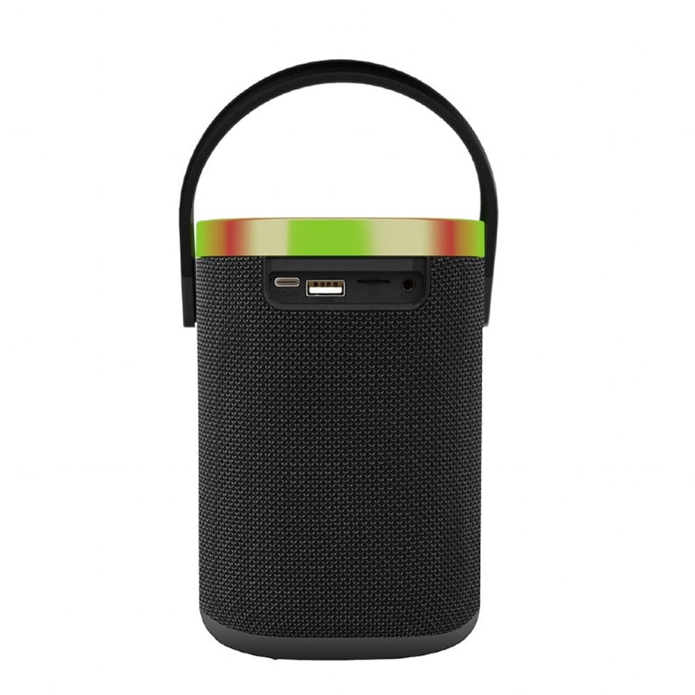 GEMBIRD BT5.3/FM/TF/USB/HANDFREE LED SPEAKER 10W BLACK - Image 4