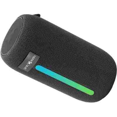 GEMBIRD WIRELESS PORTABLE LED SPEAKER BLACK