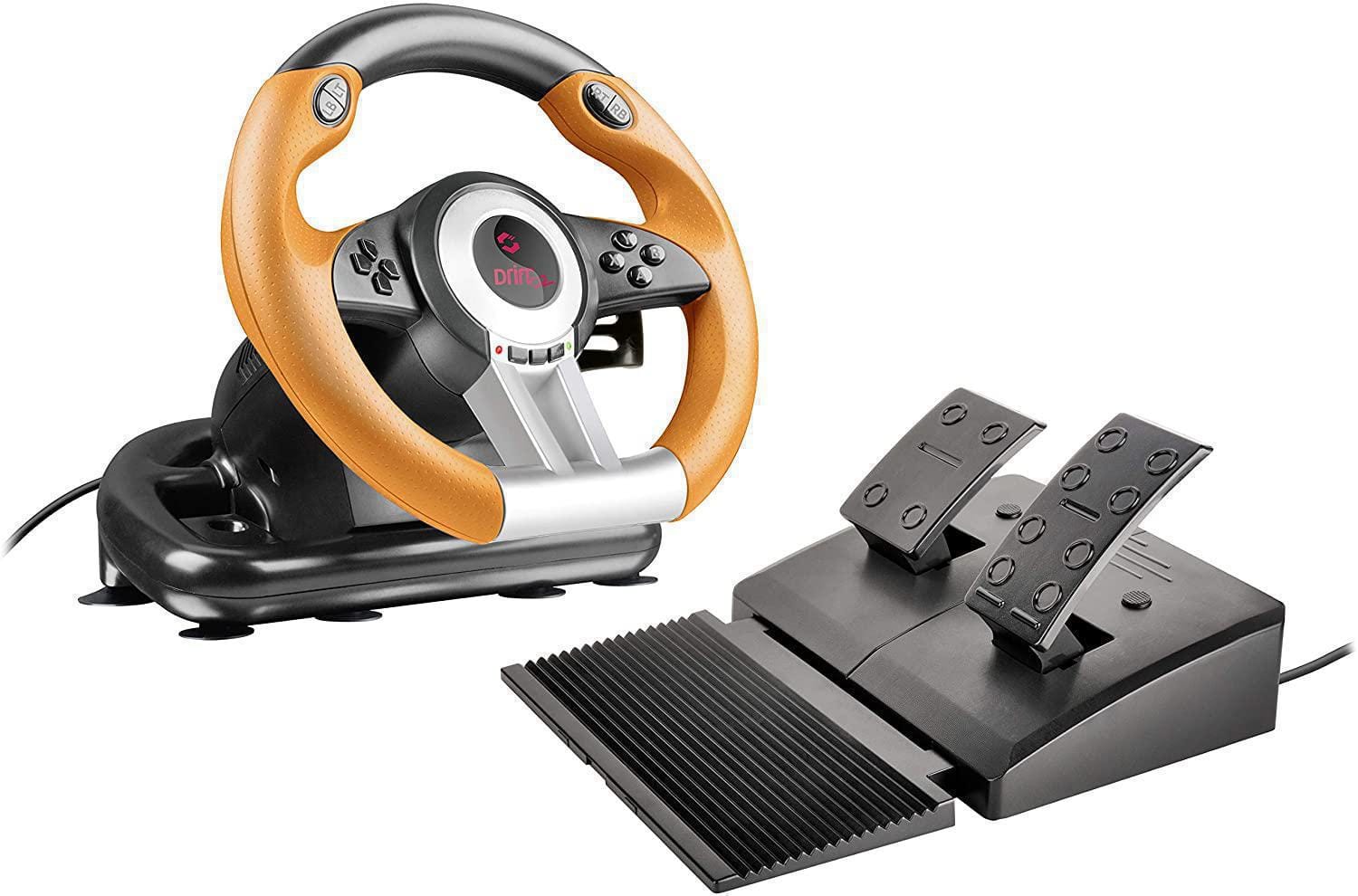 SPEEDLINK (SL-6695-BKOR-01) DRIFT O.Z. RACING WHEEL FOR PC (BLACK-ORANGE) - Image 3
