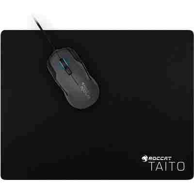 ROCCAT (ROC-13-056) TAITO MID-SIZE 3MM - SHINY BLACK GAMING MOUSEPAD, 2017