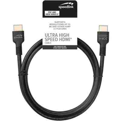 SPEEDLINK SL-460102-BK-150, ULTRA HIGH SPEED HDMI CABLE ( 1.5M)  FOR PS5, XBOX SERIES X,