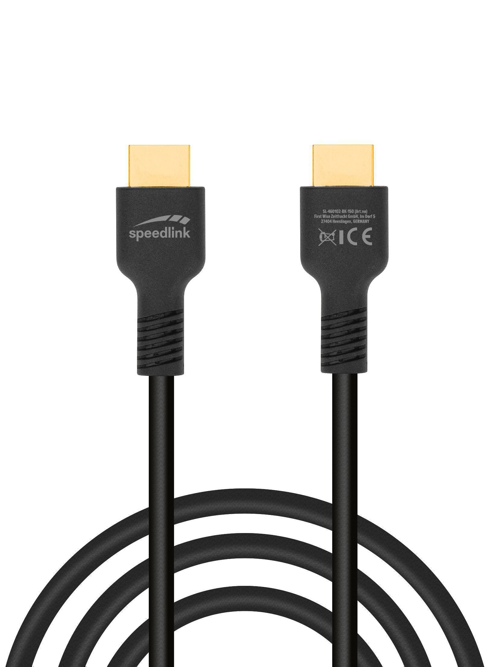 SPEEDLINK SL-460102-BK-150, ULTRA HIGH SPEED HDMI CABLE ( 1.5M) FOR PS5, XBOX SERIES X, - Image 3