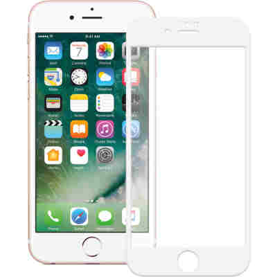 POWERTECH Tempered Glass 5D Full Glue για iPhone 8, White