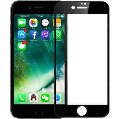 POWERTECH Tempered Glass 5D Full Glue για iPhone 8 Plus, Black
