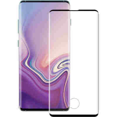 POWERTECH Tempered Glass 3D, half glue, curved, Samsung S10 Plus, μαύρο