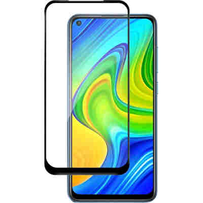 POWERTECH Tempered Glass 5D, full glue, για Xiaomi Redmi Note 9, μαύρο