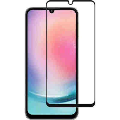 POWERTECH tempered glass 3D TGC-0636, Samsung A24, full glue, μαύρο