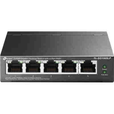 TP-LINK desktop switch TL-SG1005LP, 5-Port Gigabit, 4x PoE+, Ver. 2.0