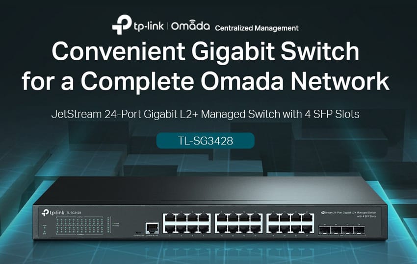 TP-LINK L2+ managed switch TL-SG3428, 24-Port Gigabit, 4x SFP, Ver. 2.0 - Image 4