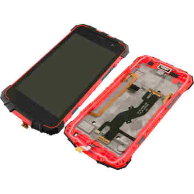 ULEFONE LCD & Touch Panel για smartphone Armor 2, με back cover, κόκκινο