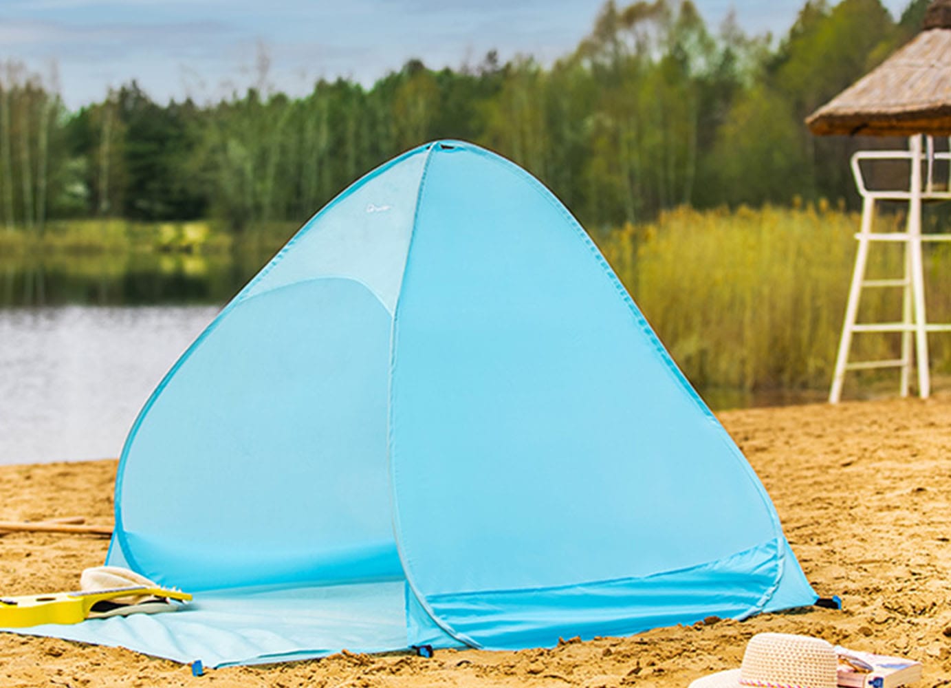 TRACER BEACH POP UP TENT 160X150X115CM BLUE - Image 4