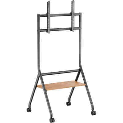BRATECK βάση τηλεόρασης δαπέδου TTF13E-46FW, 37-86", έως 80kg, με ράφι & ροδάκια