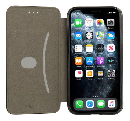 VENNUS Θήκη Βook Elegance VNS-0052 για iPhone 14 Pro Max, μαύρη - Image 3