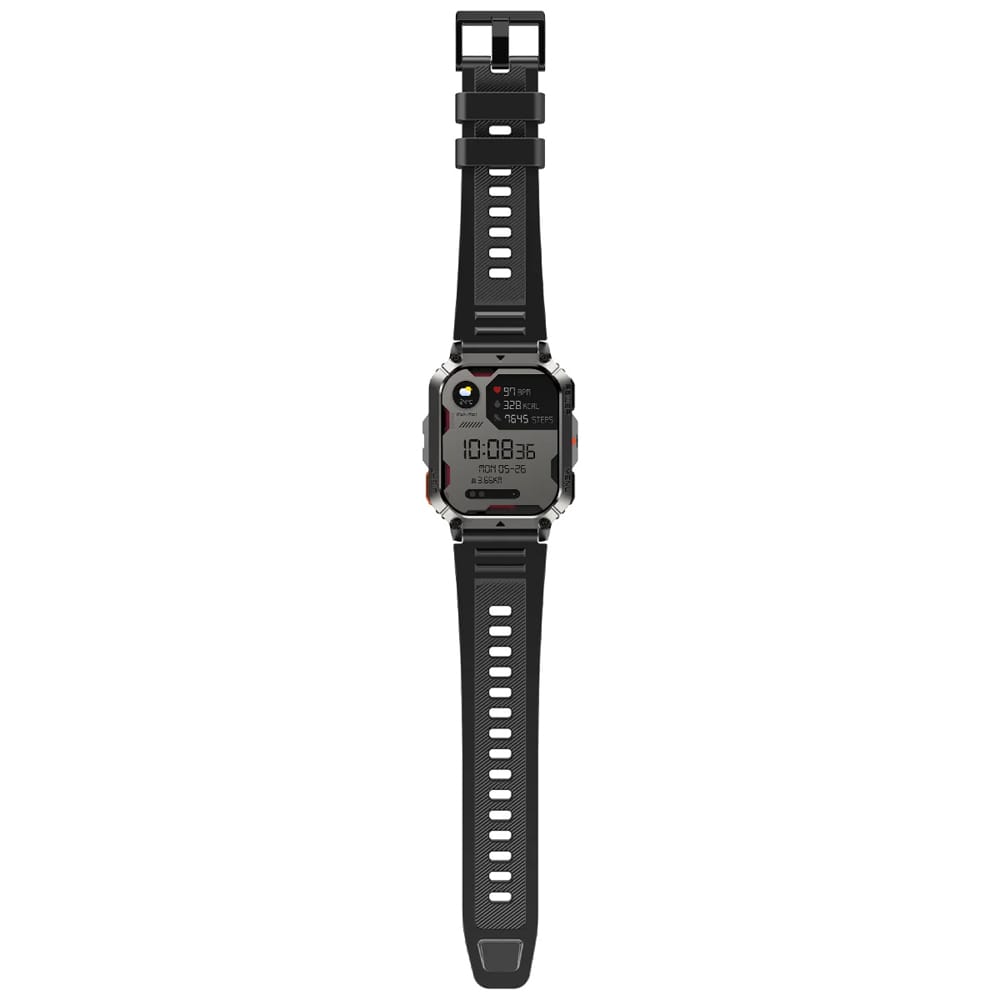 BLACKVIEW MULTI-FUNCTION SMARTWATCH WITH FLASHLIGHT COMPASS BT CALL & HEALTH MANAGEMENT BLACK - Image 4