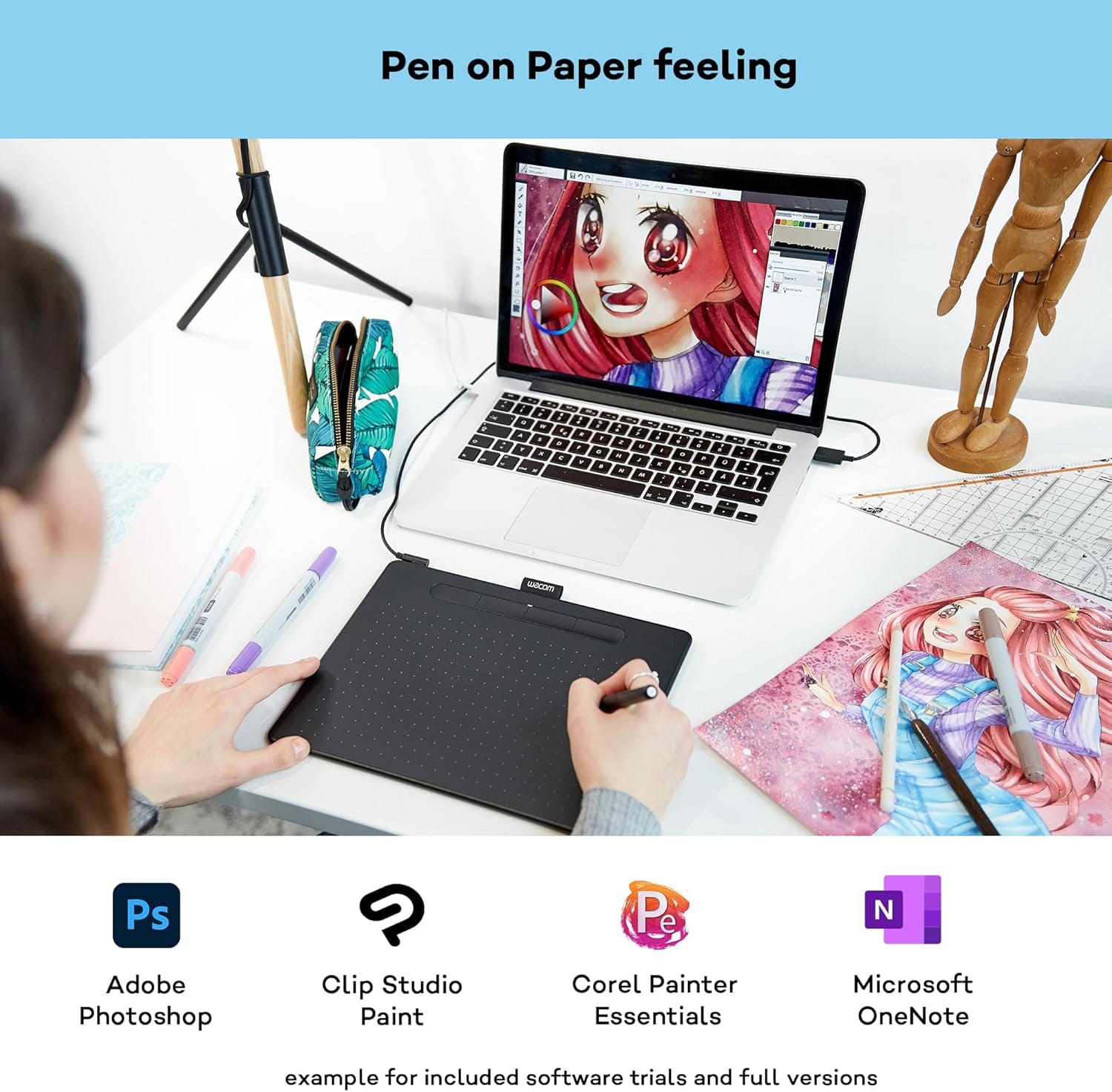 WACOM INTUOS (CTL-6100K-B) MEDIUM, BLACK - Image 3