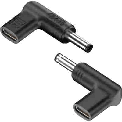 POWERTECH αντάπτορας τροφοδοσίας YX-10, USB-C σε Dell 4.5x3mm, μαύρος