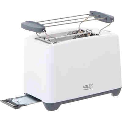 ADLER TOASTER 2 SLICE 1000W WHITE
