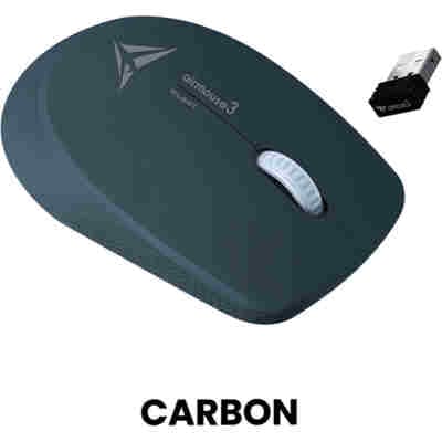 ALCATROZ WIRELESS LONGLASTING SILENT MOUSE CARBON