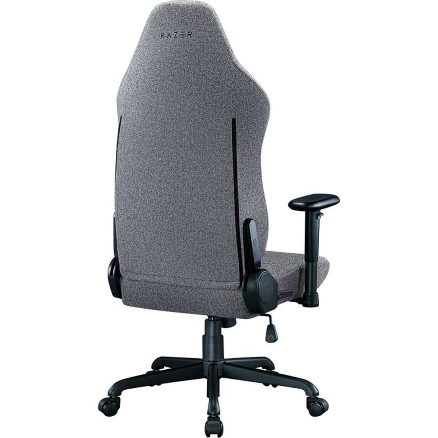 Razer ISKUR V2 X – Light Gray – Gaming Chair – Lumbar Curve – Plus Fabric - Image 3