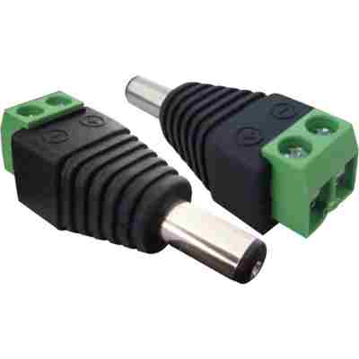 Βύσμα τροφοδοσίας DC αρσενικό ST-DC05, 5.5 x 2.1mm, σε κλέμα, 5 τμχ
